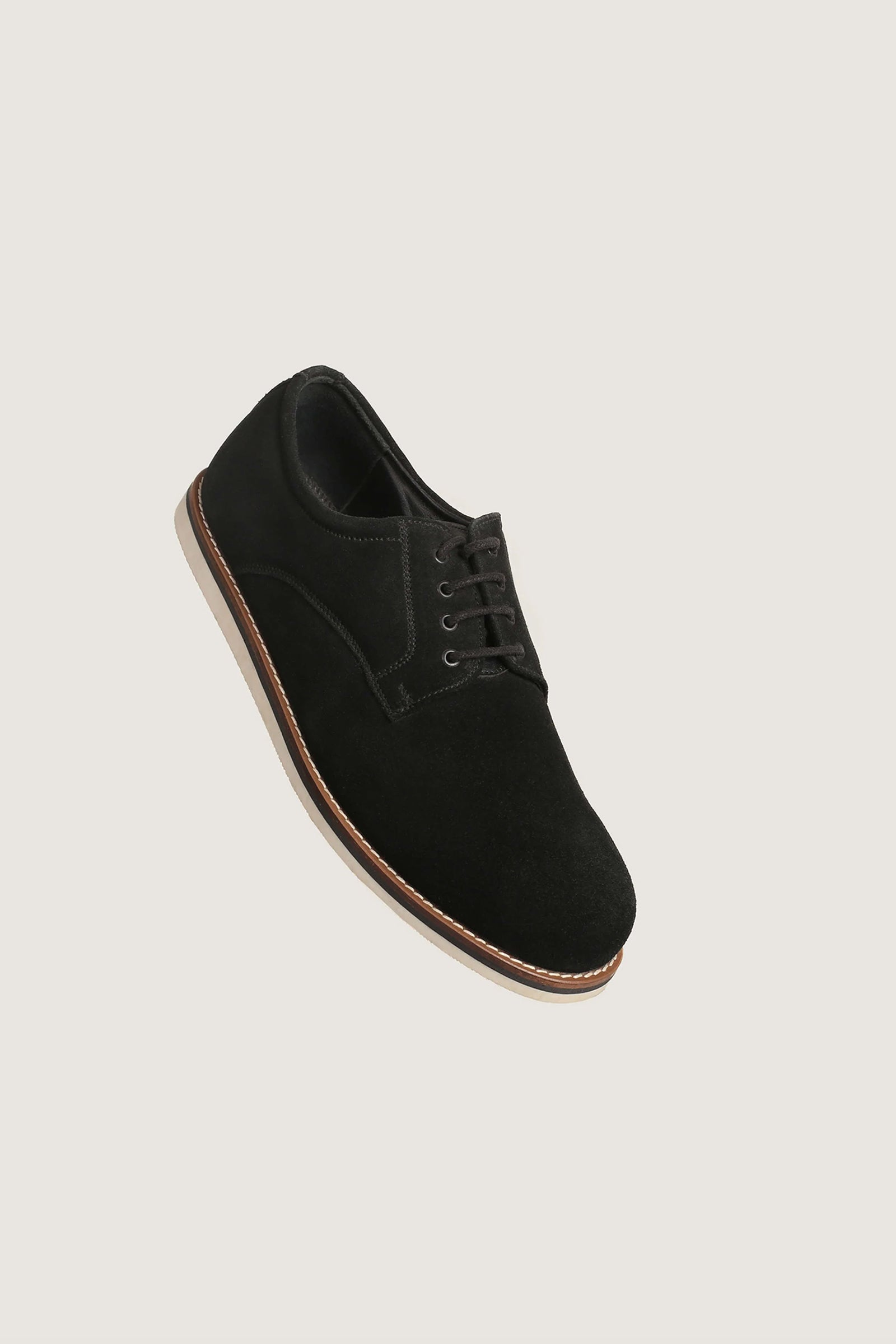 Tie Lace-Up Suede Leather Shoes - Novado