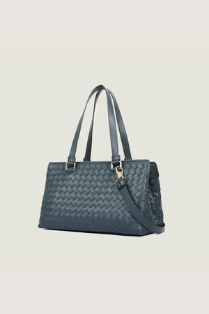 womens-interlacing-shoulder-bag-dark-green-novado