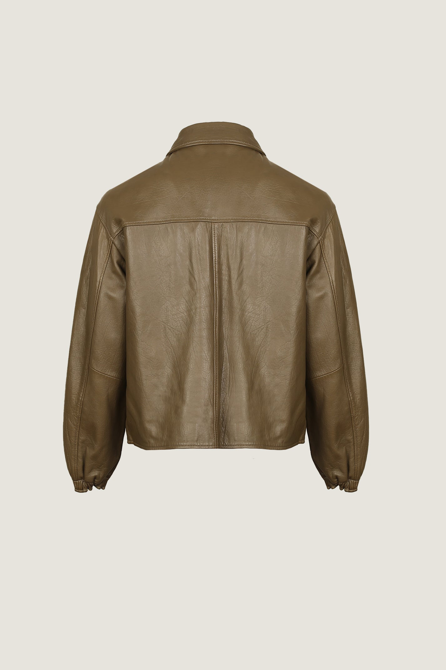 Oversized Pilot Leather Jacket | Men