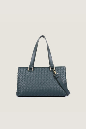 womens-interlacing-shoulder-bag-dark-green-novado