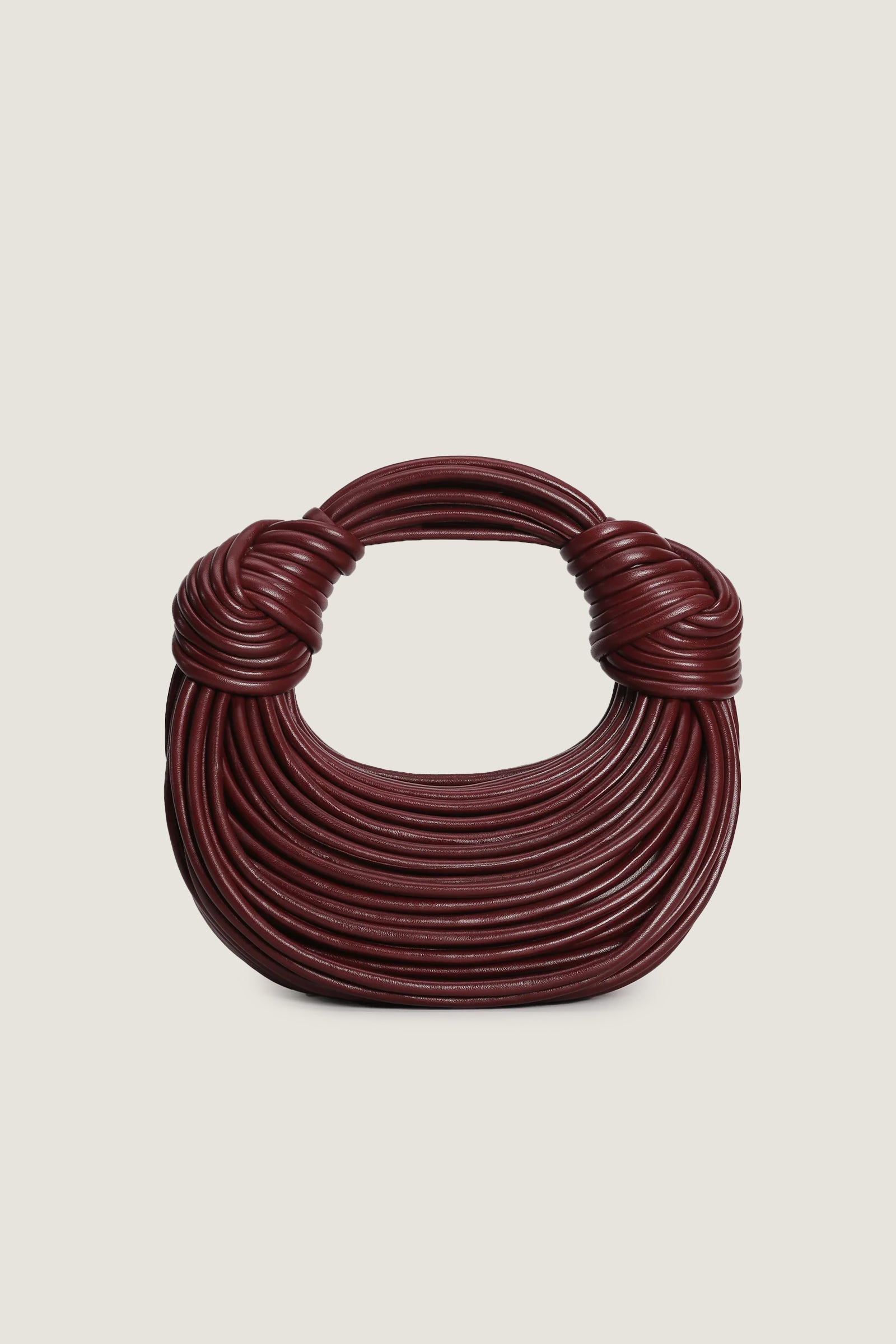 Leather Cord Hand Bag