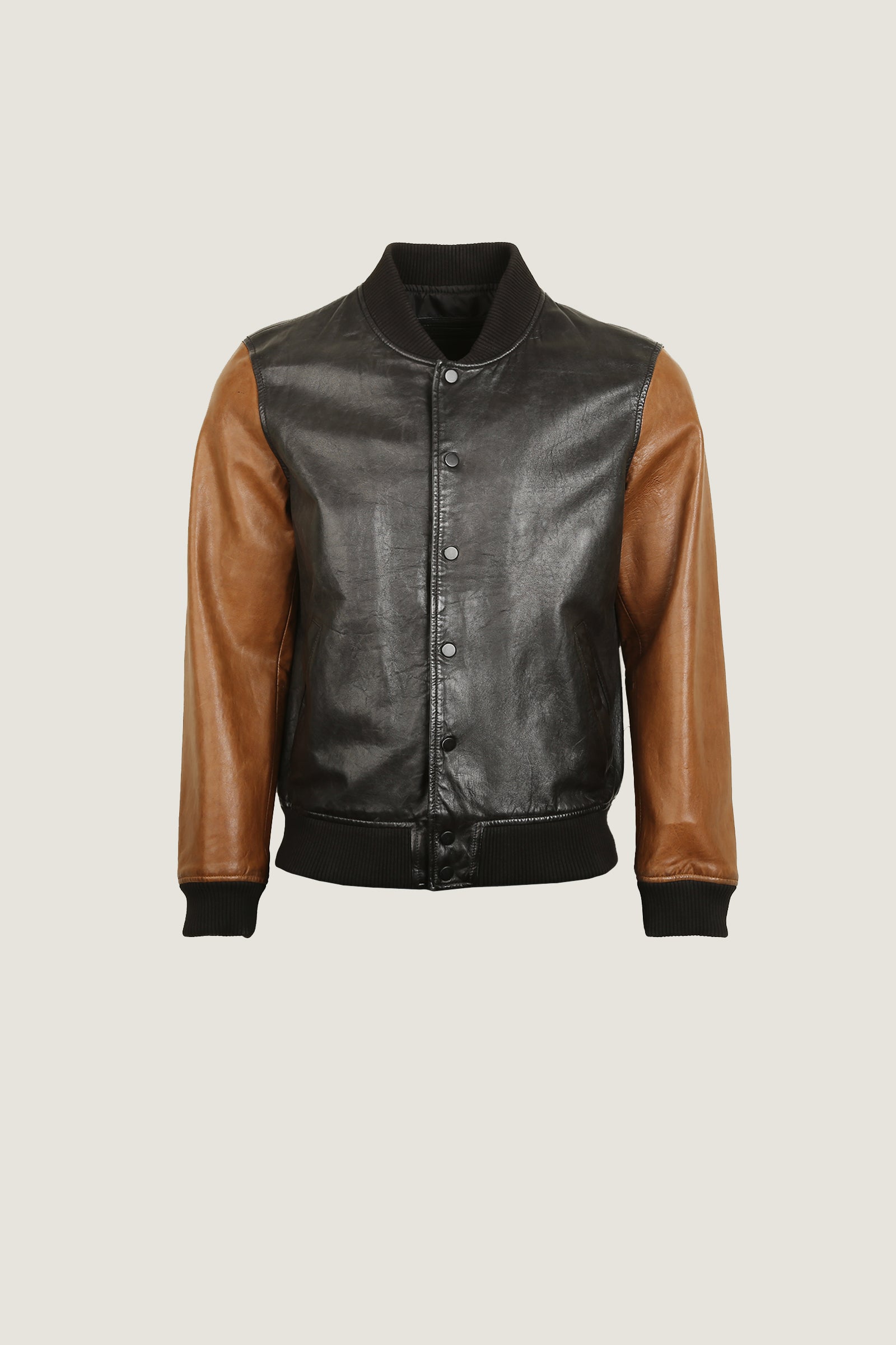 Bomber Leather Jacket | Men