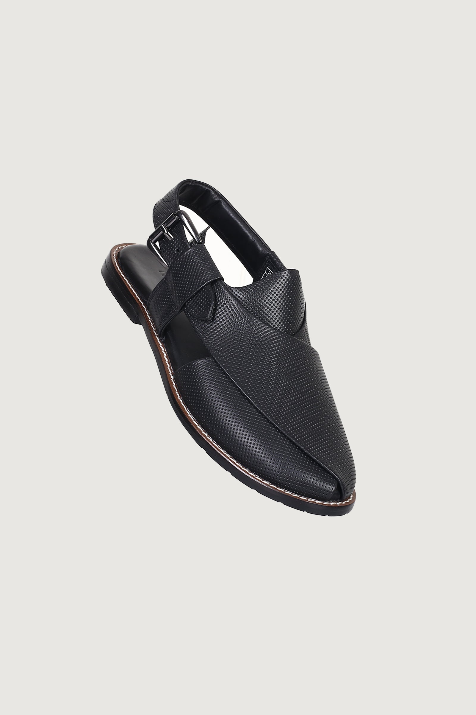 Badam Khan Dotted Black today and elevate your everyday style. handcrafted Peshawari Chappals, Norozi Chappals, Kaptaan Chappals, Imran Khan Chappal, Kaptaan Chappal, afghan chappal, Charsada Chappal,Trediational Peshawari chappal, Peshawari Chappal, Khari Chappal