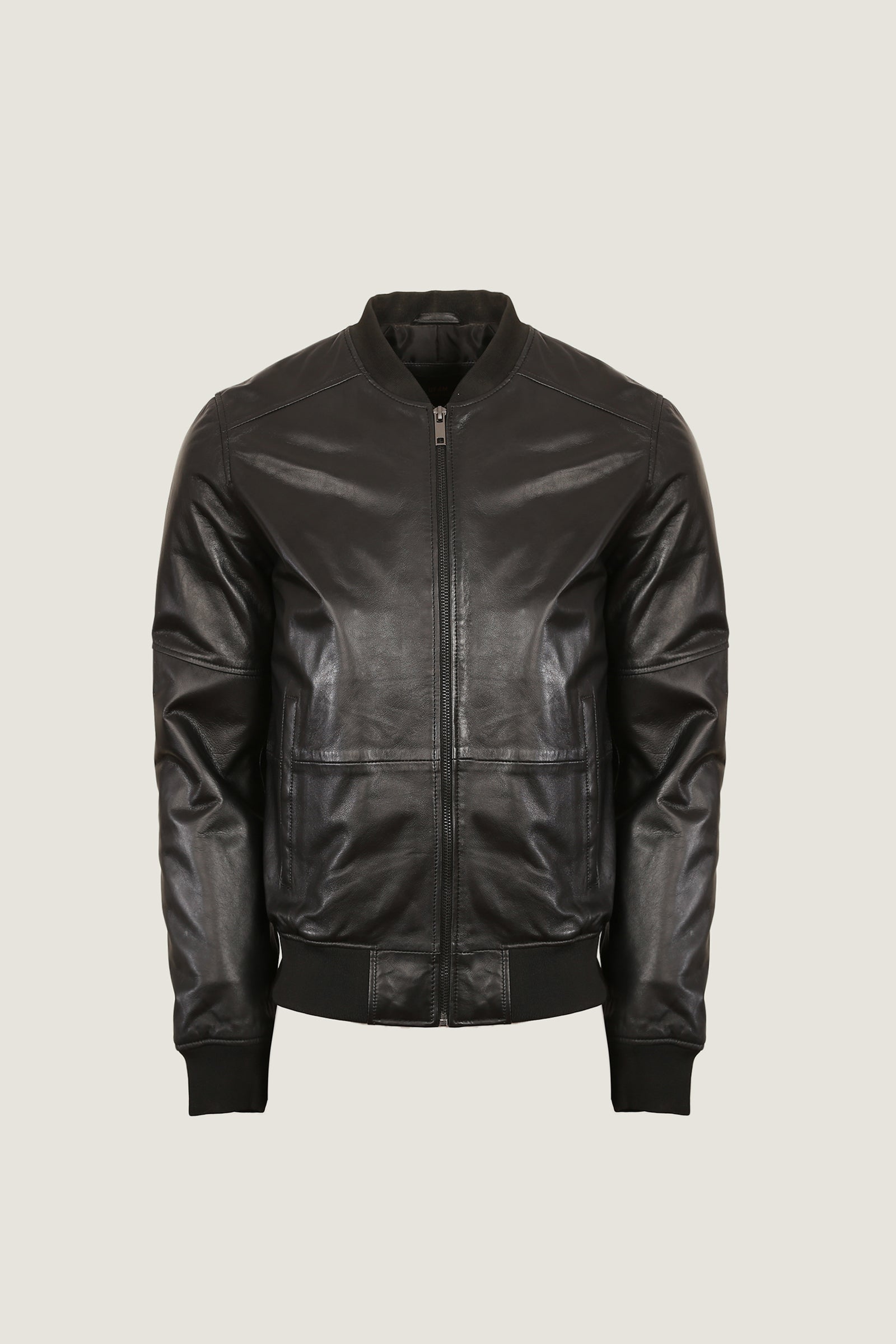 Bomber Leather Jacket | Men