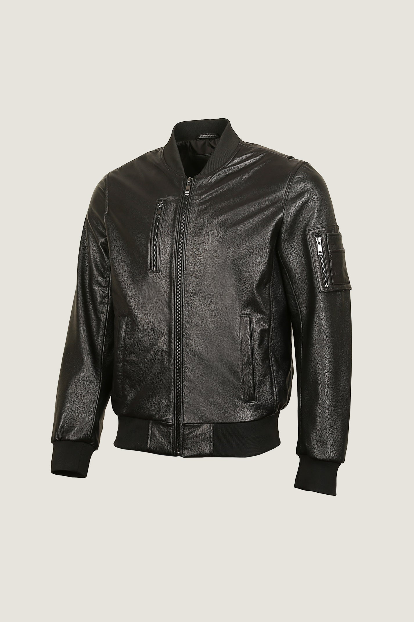 Avans Bomber Leather Jacket