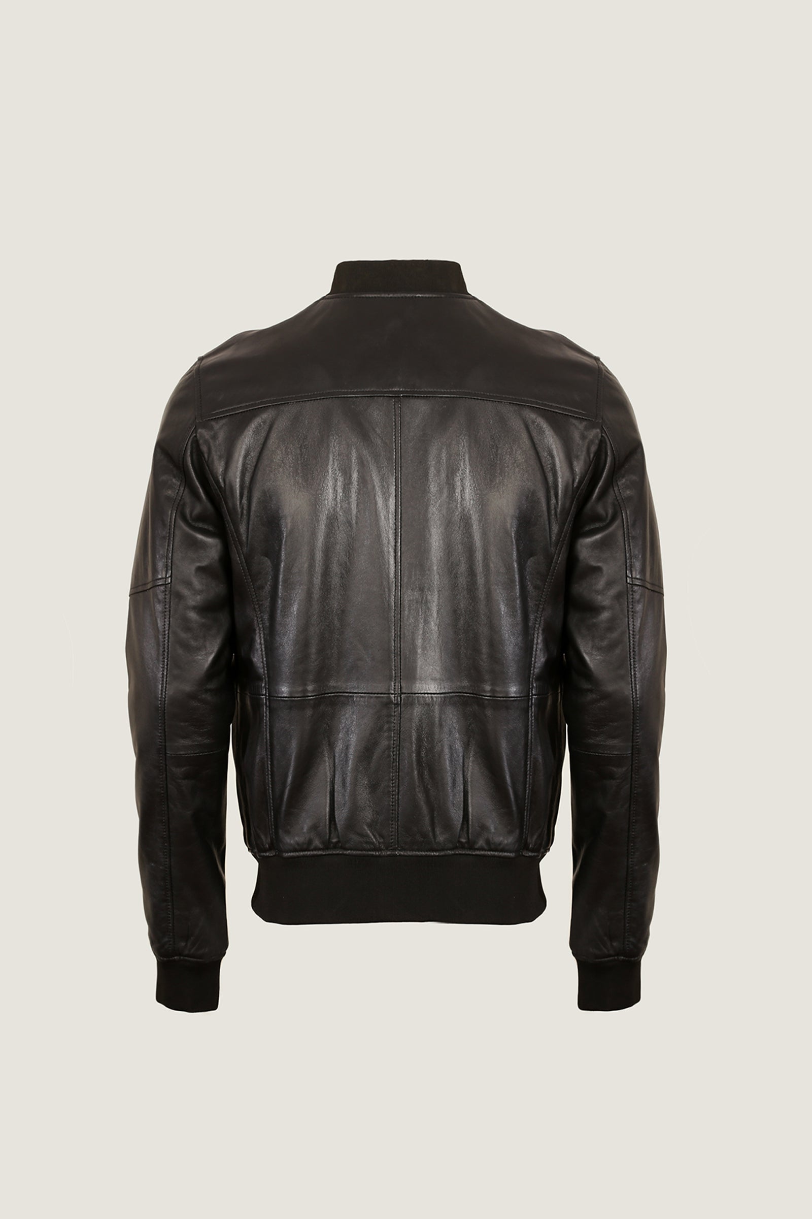 Bomber Leather Jacket | Men