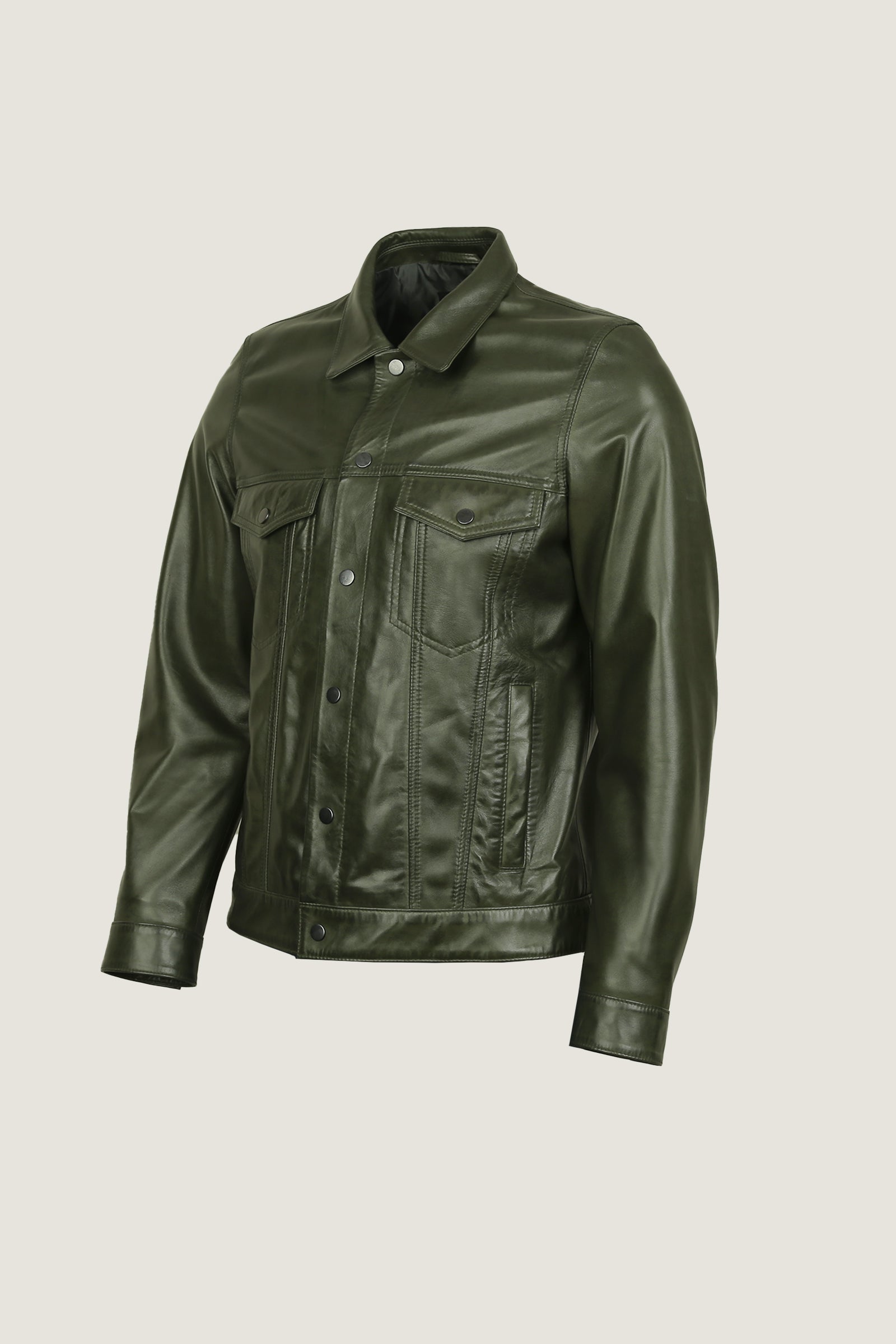 Trucker Leather Jacket