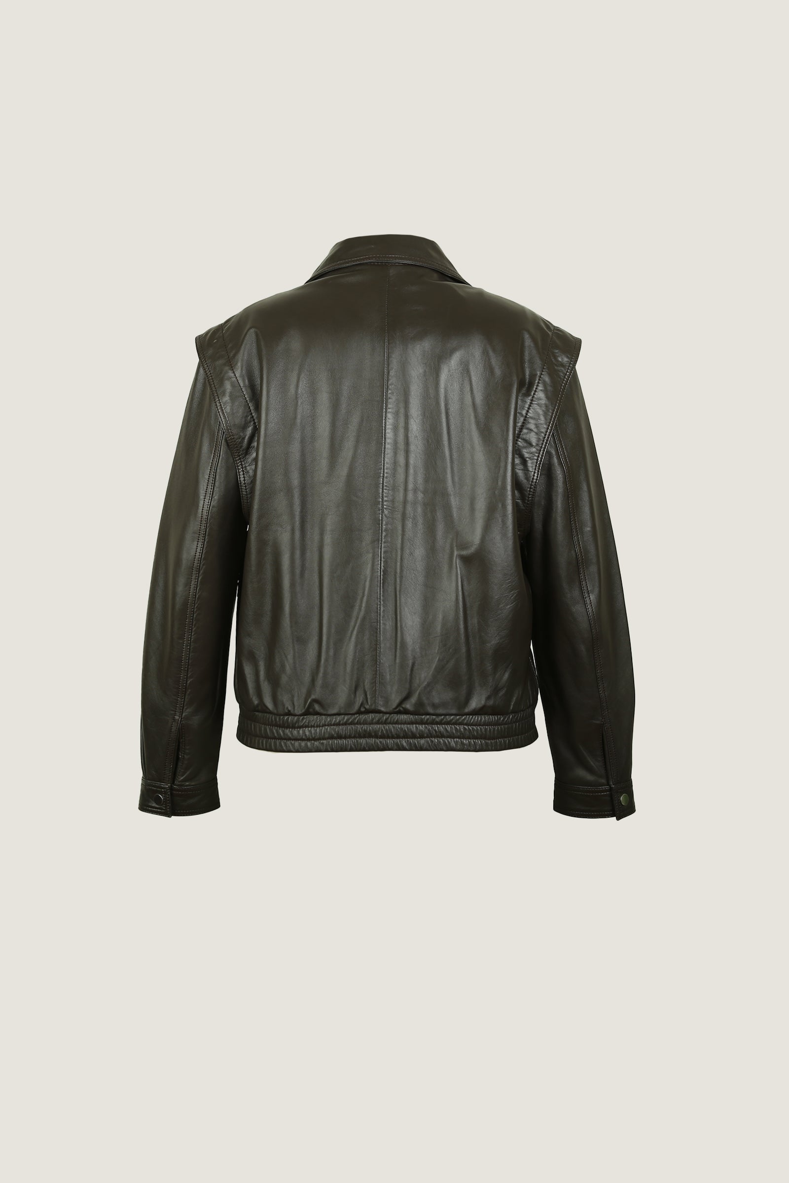 Oversized Biker Leather Jacket | Women