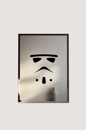 Stormtrooper Minimalist Star Wars Leather Art - Novado
