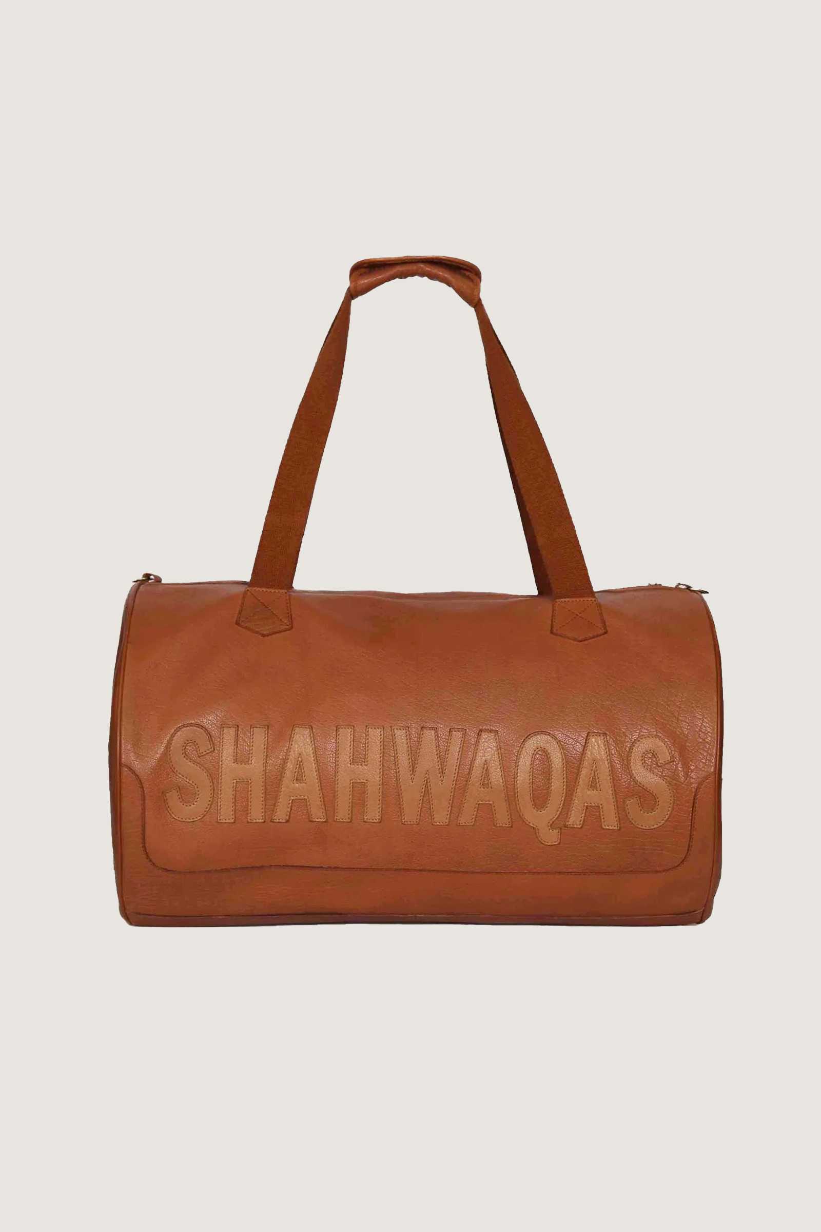 Leather Duffle Bag | Custom Name
