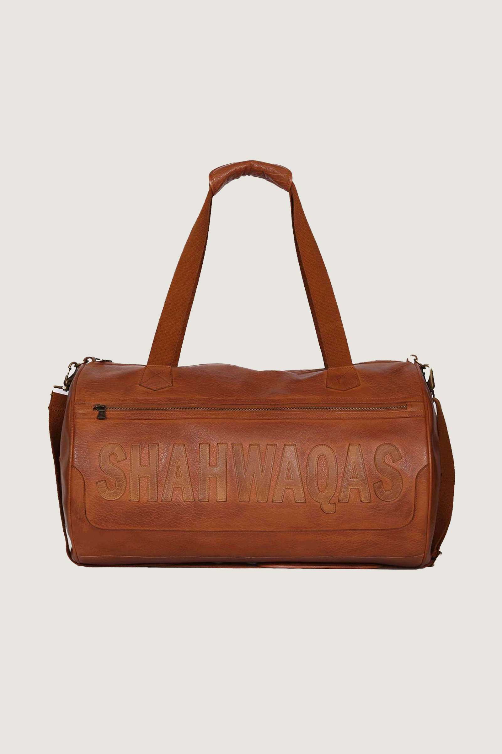 Leather Duffle Bag | Custom Name