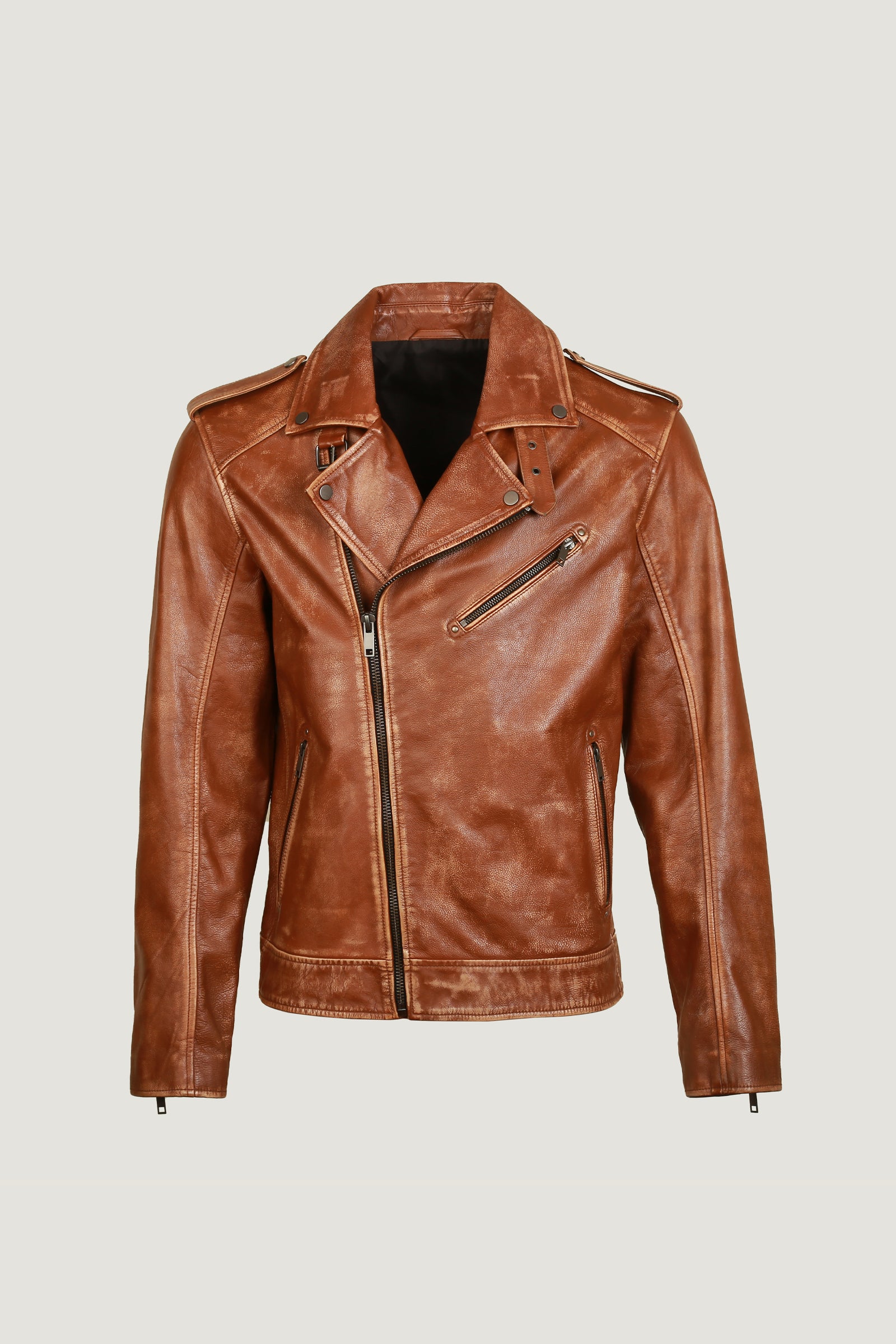 Vintage Biker Leather Jacket | Men