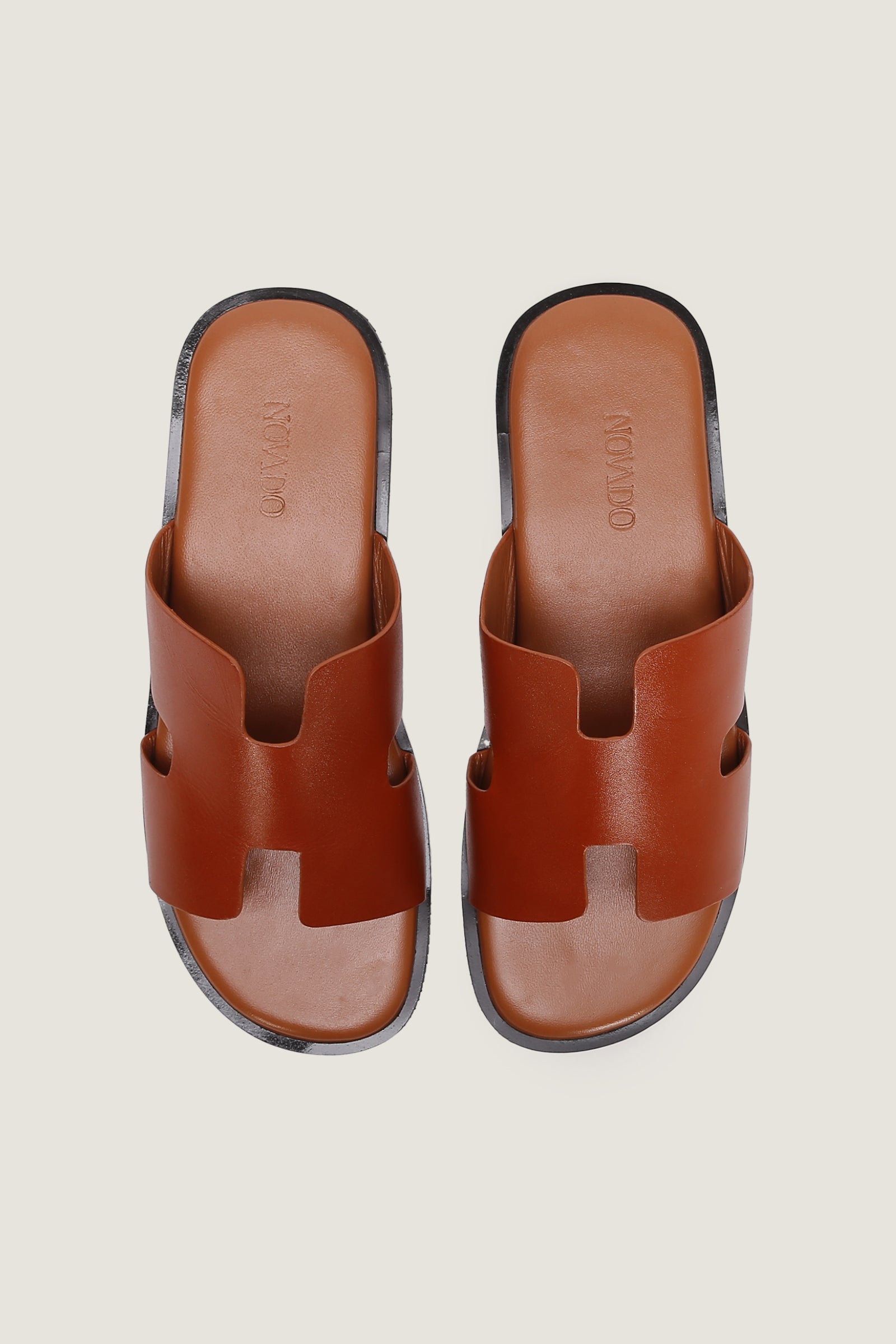 Men's H Style Leather Slipper
