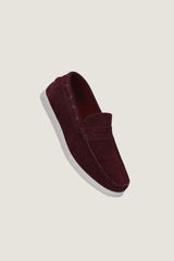 Velour Suede Leather Loafers | Men