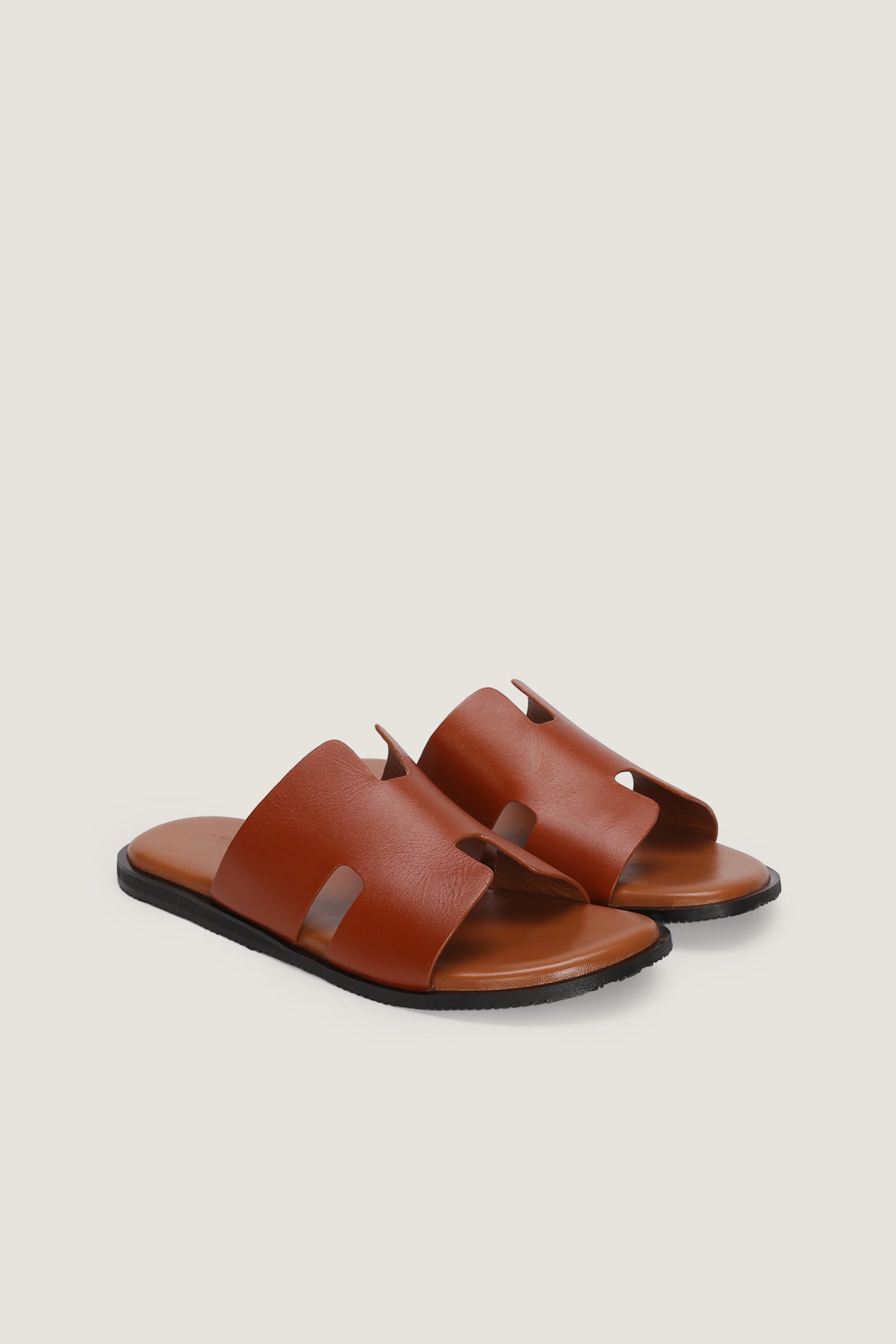 Men's H Style Leather Slipper