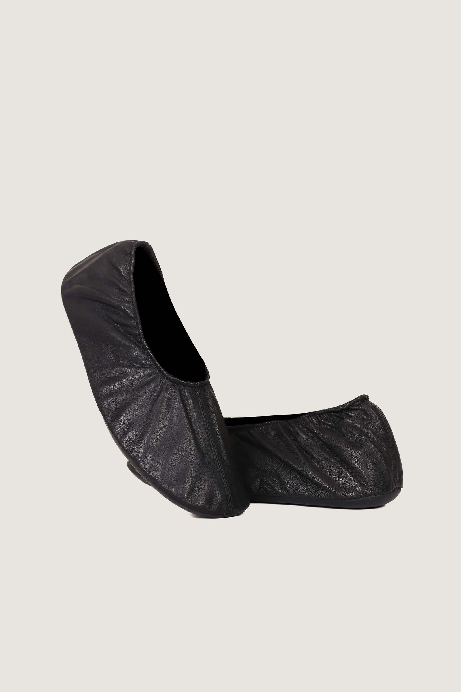 Full Grain Stretchable Short Leather Socks