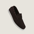 Velour Suede Leather Loafers | Men