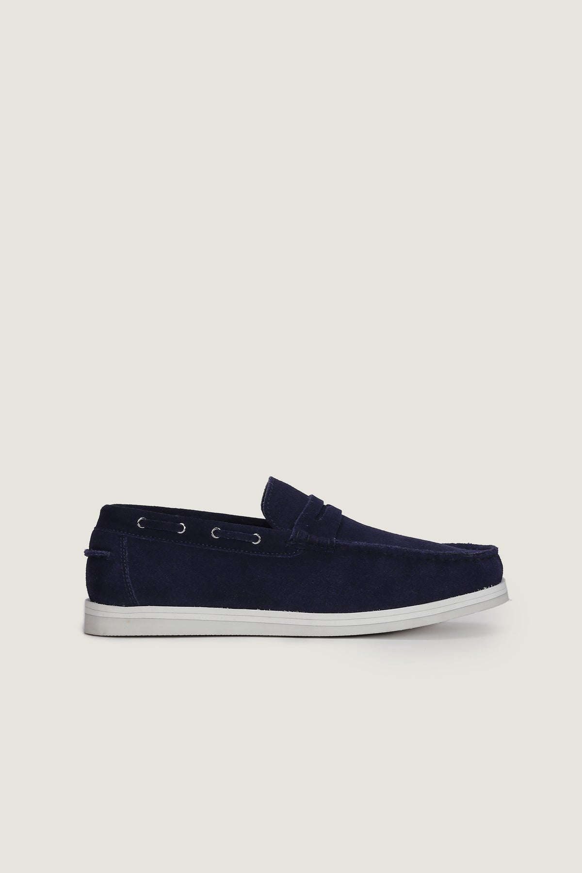 Velour Suede Leather Loafers | Men