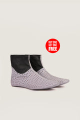 Full Grain Stretch Leather Breathable Socks