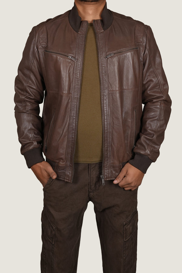 Bomber Leather Jacket