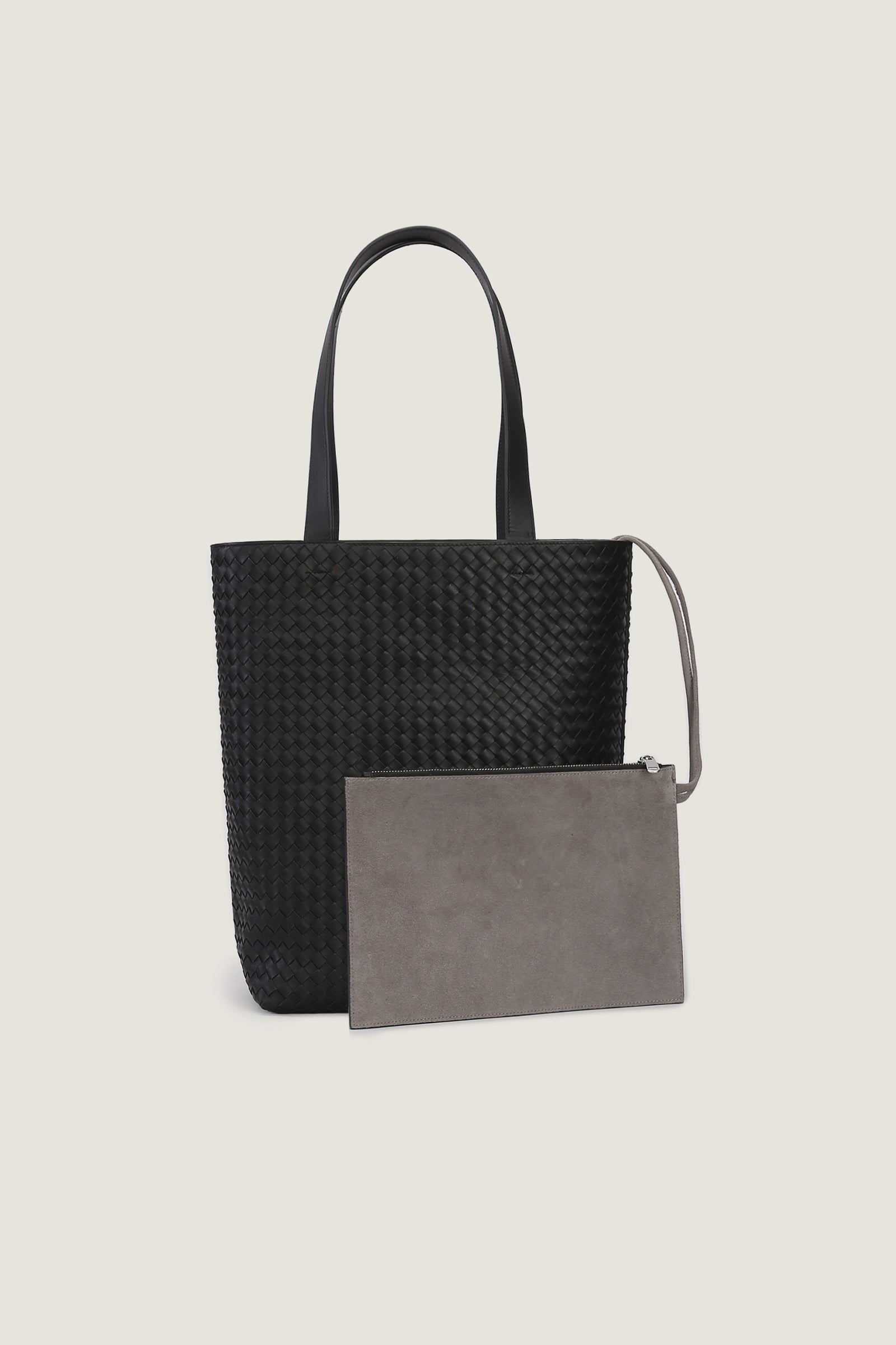 Small Intrecciato North-South Tote