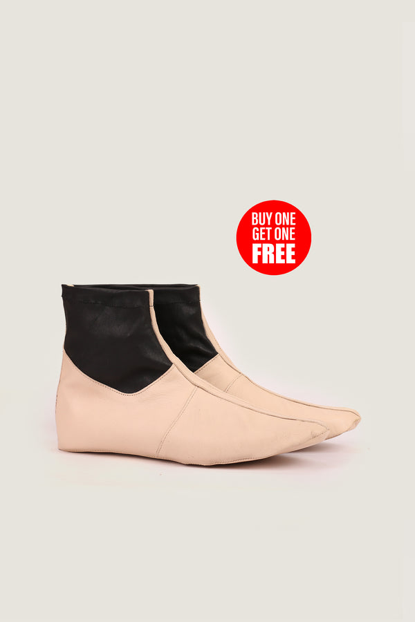 Full Grain Stretchable Leather Socks