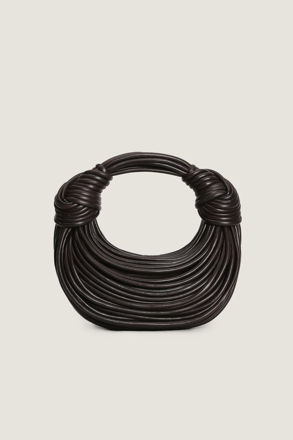 Leather Cord Hand Bag