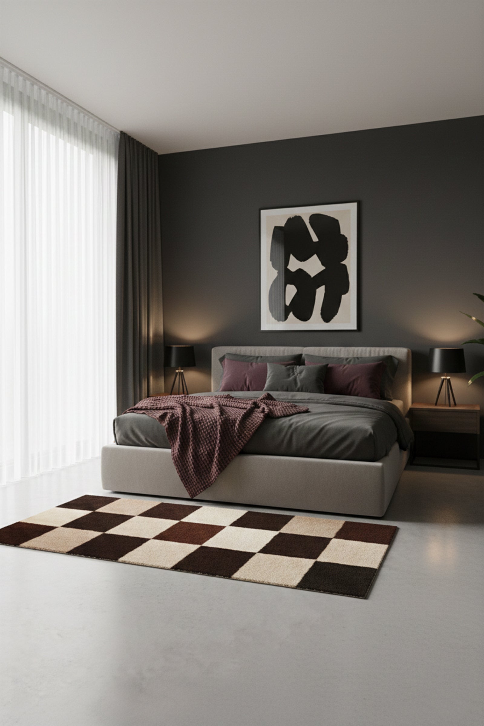 Sheep Bliss Leather Fur Rug