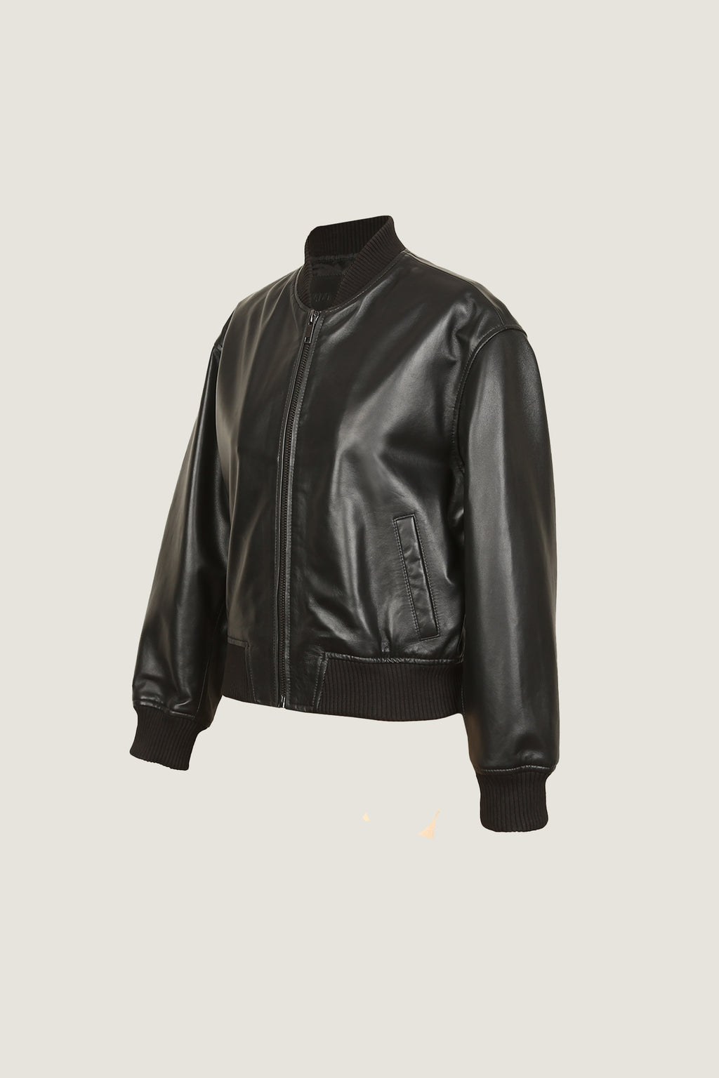 Diesel L-Khat leather bomber jacket