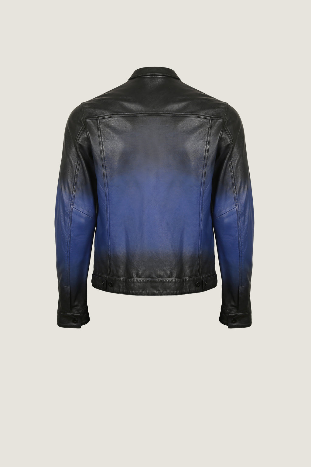 Denim Style Leather Shirt | Men