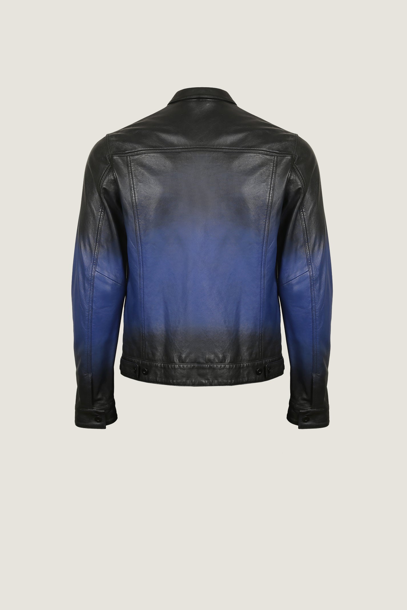 Denim Style Leather Shirt | Men