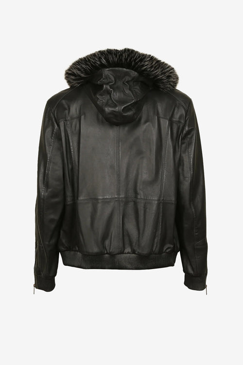 Blackridge Fur Collar Bomber Jacket