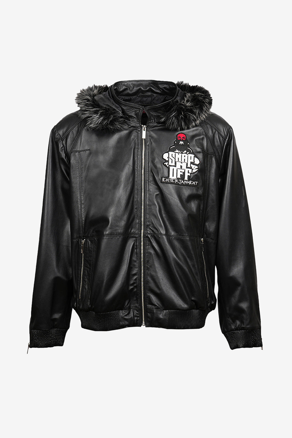 Shadowmark Fur Hood Bomber Jacket