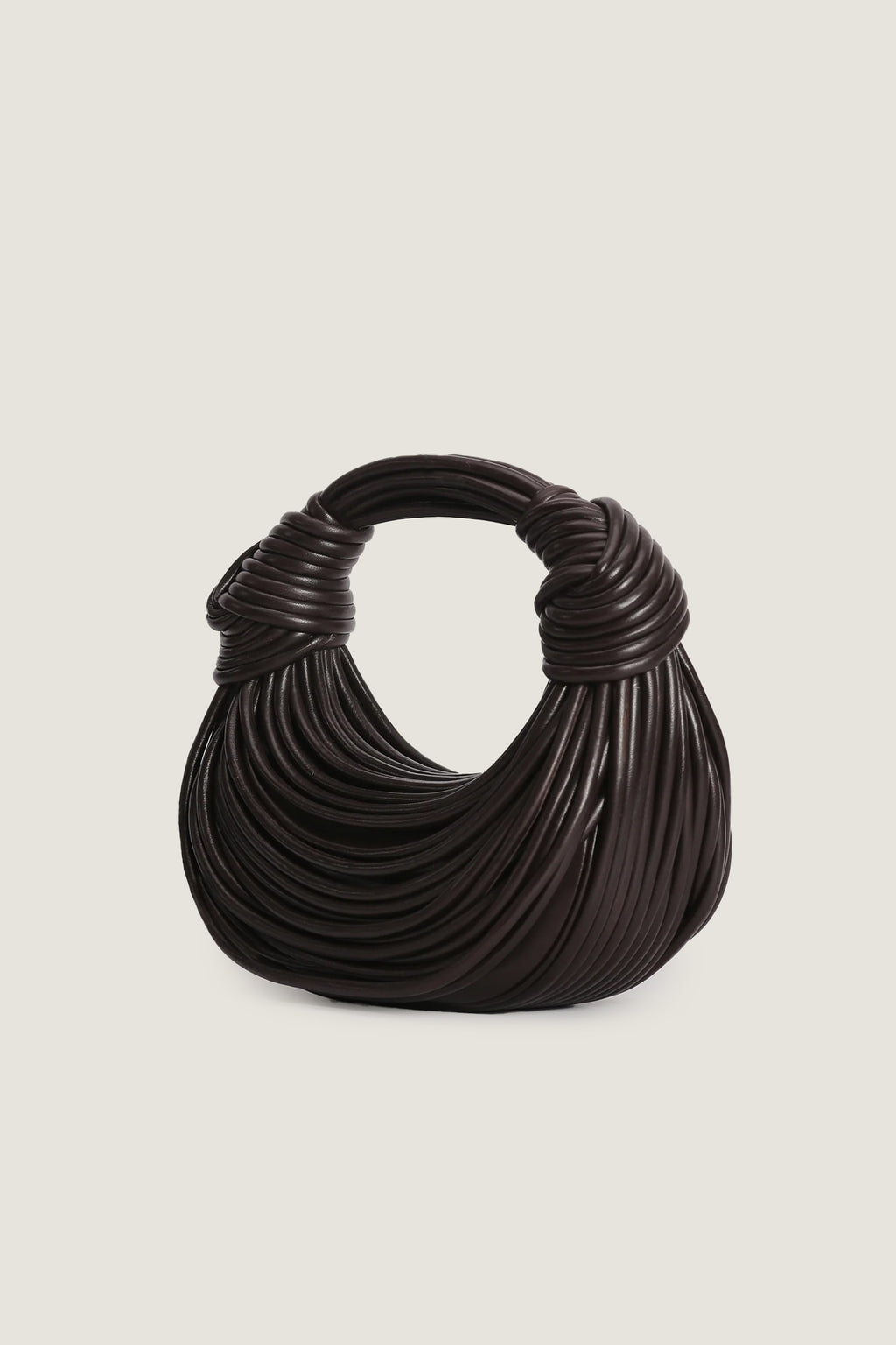 Leather Cord Hand Bag
