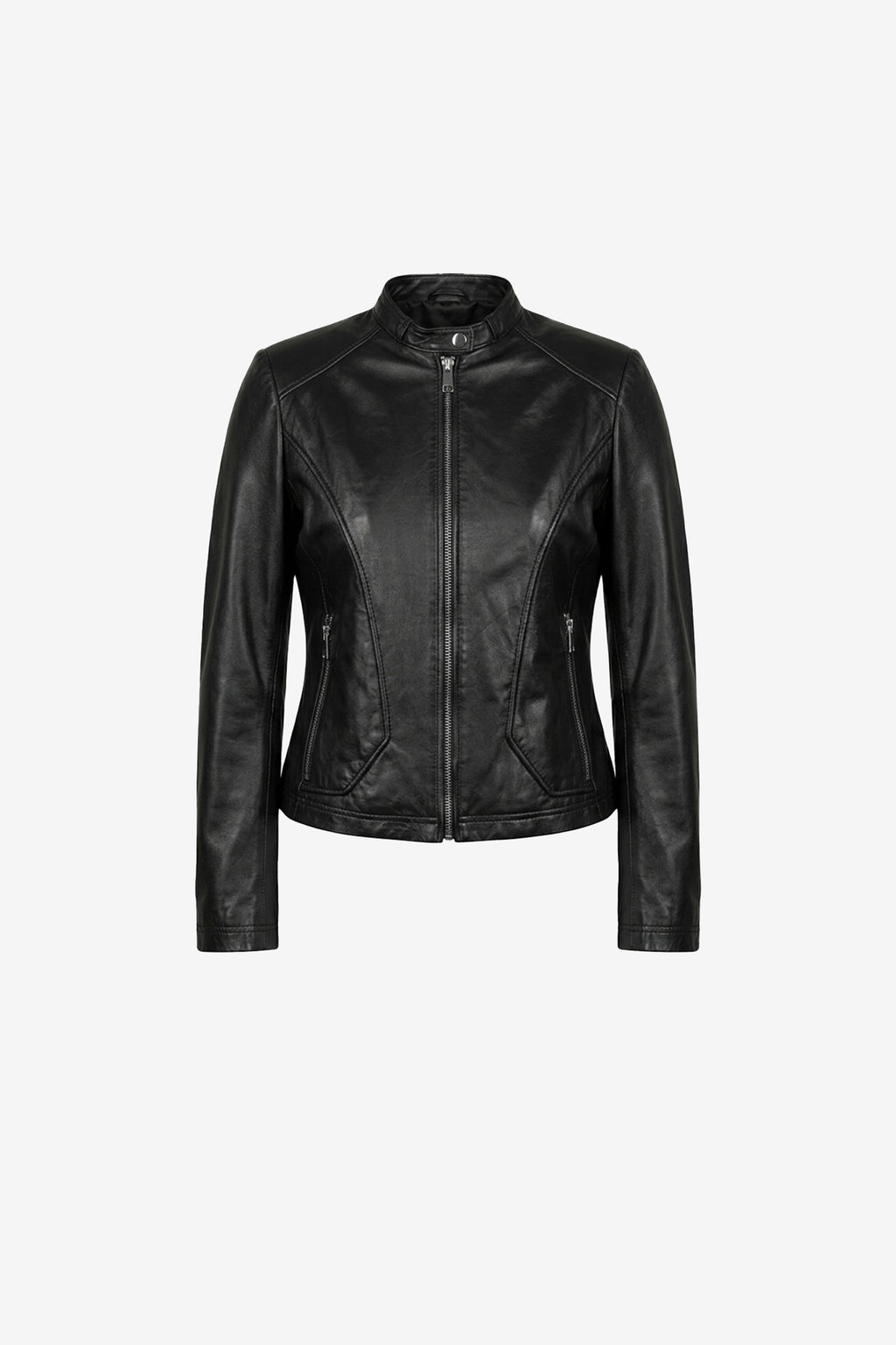 Noirelle Sculpt Leather Jacket