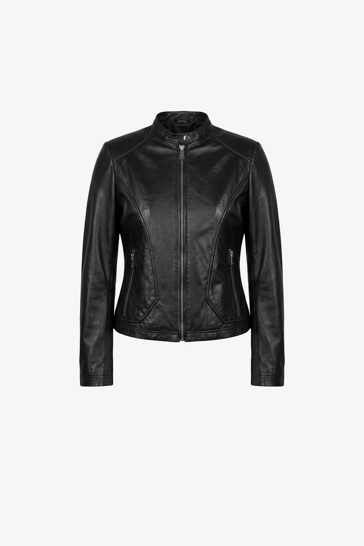 Noirelle Sculpt Leather Jacket