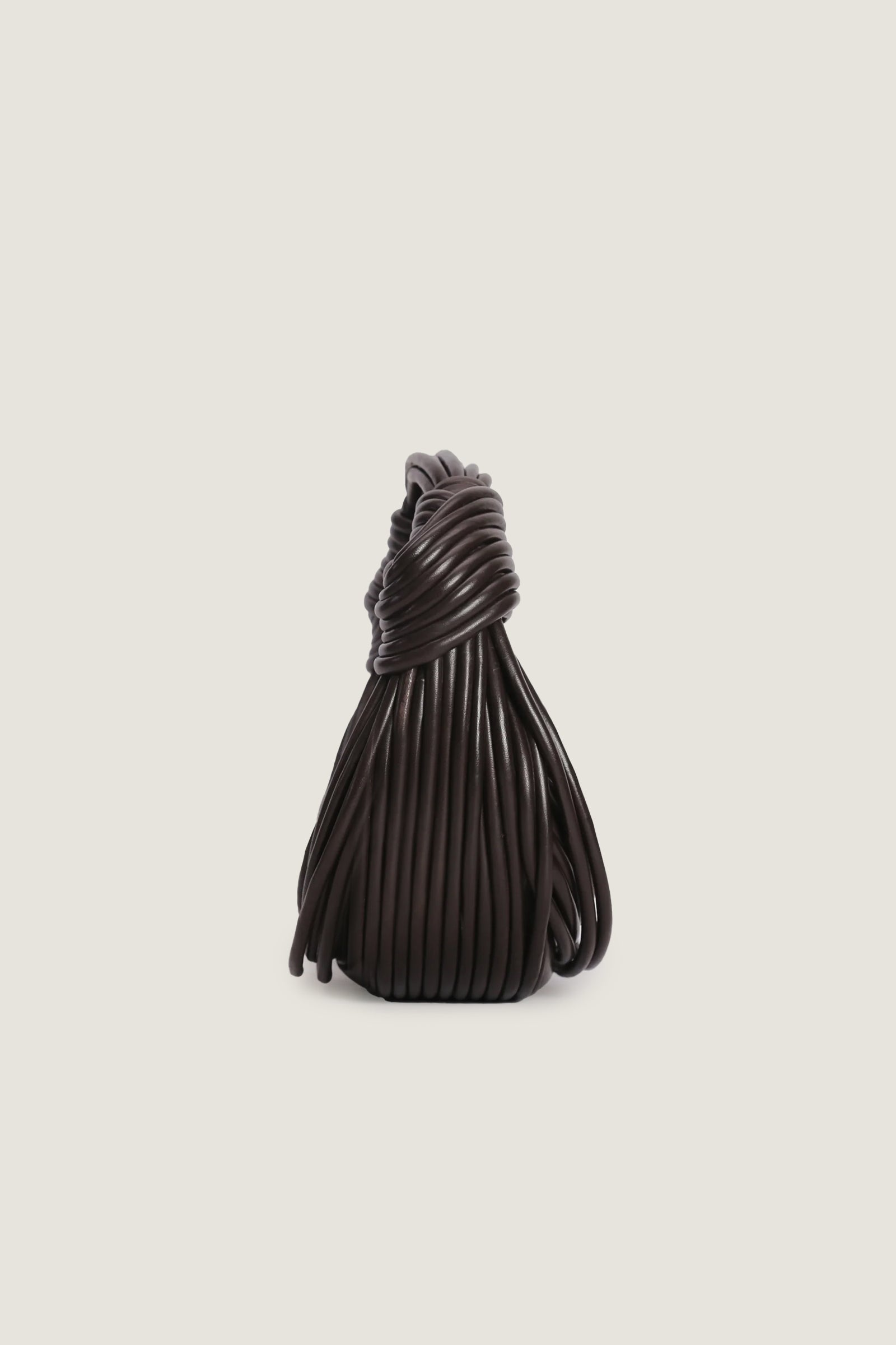 Leather Cord Hand Bag