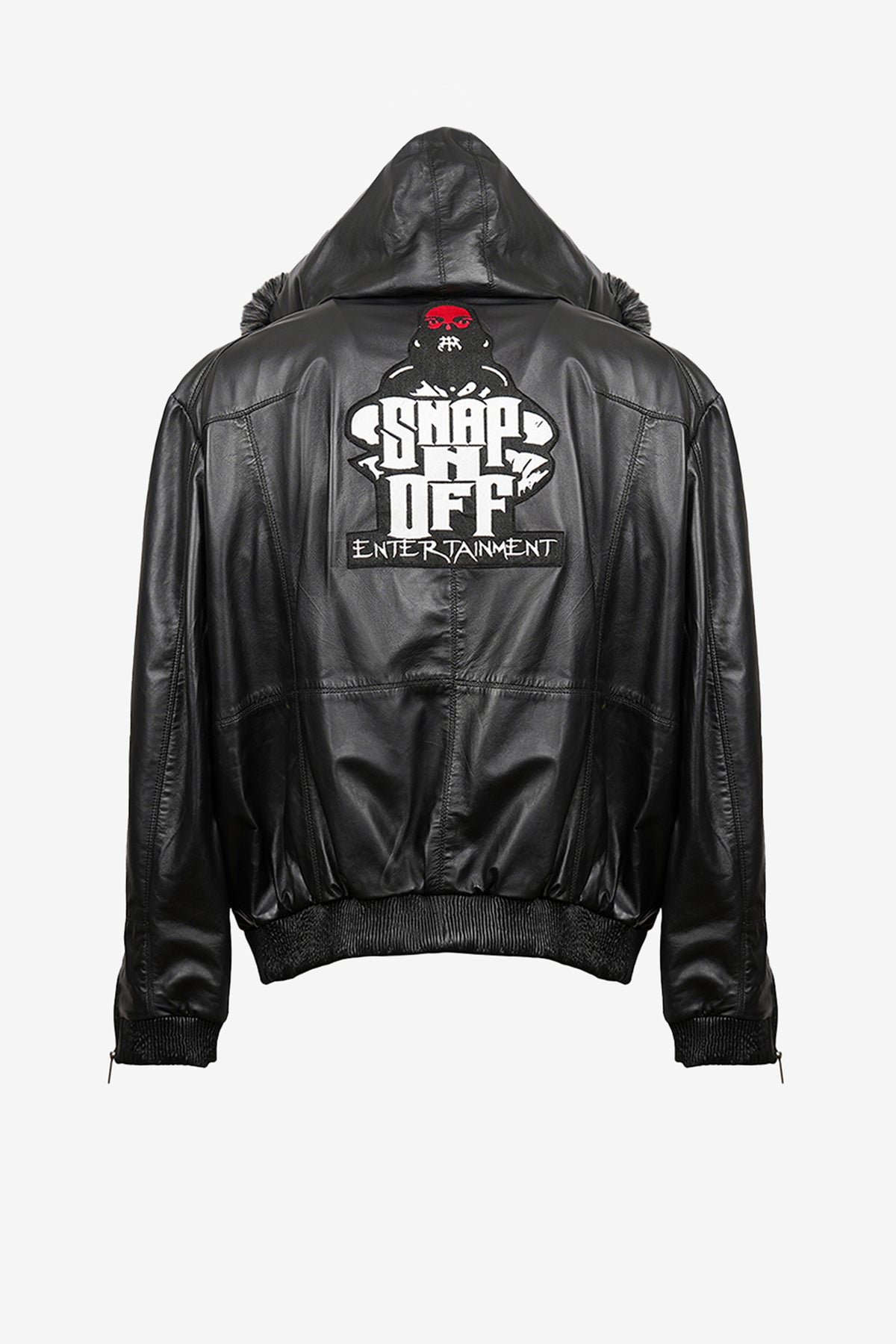 Shadowmark Fur Hood Bomber Jacket