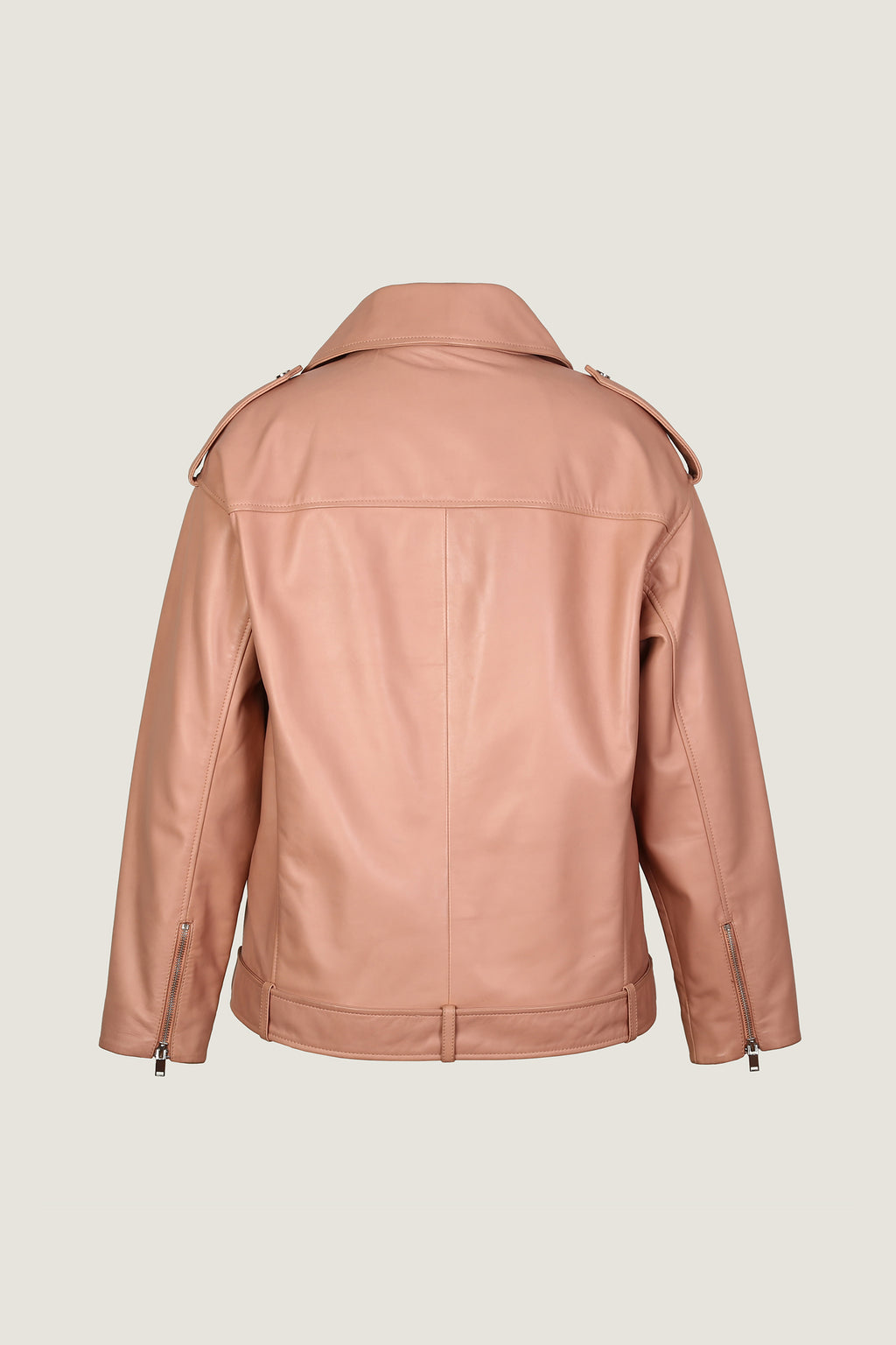 Oversized Biker Leather Jacket | Women