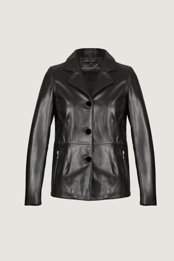 Blazer Leather Coat