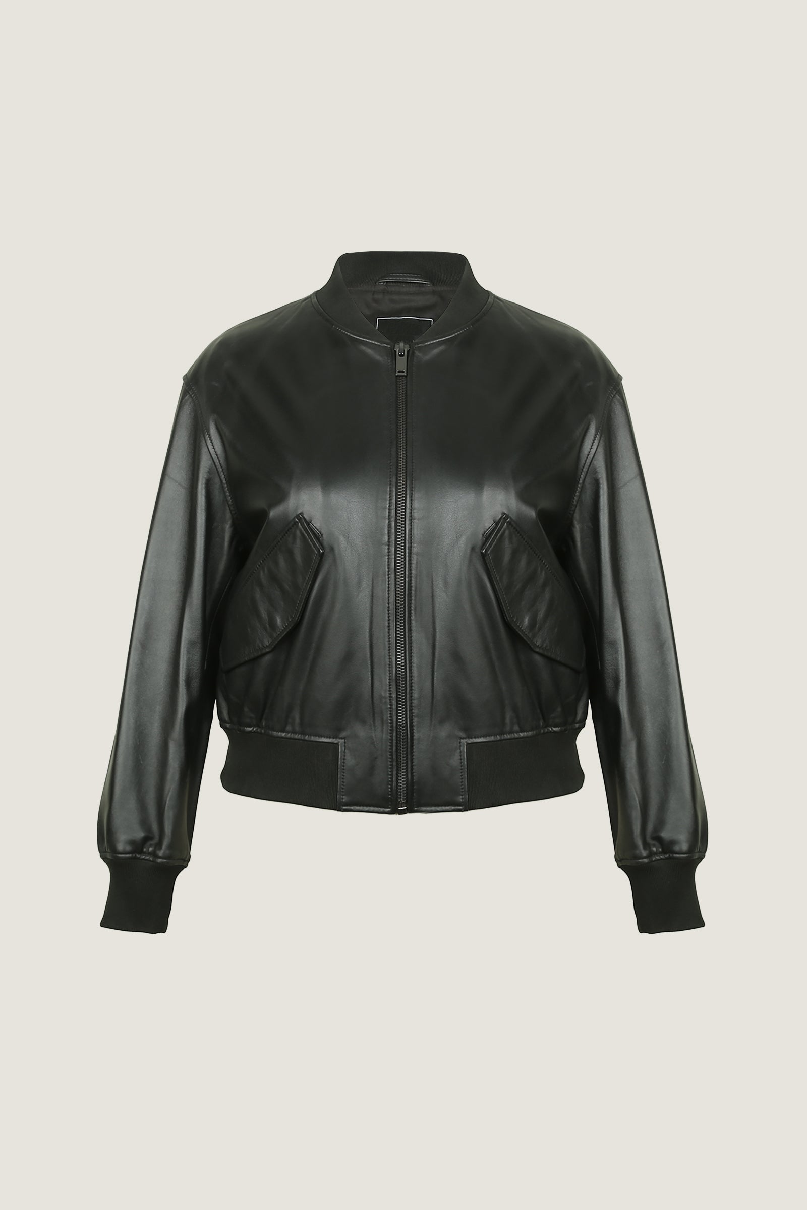 Bomber Leather Jacket | Women