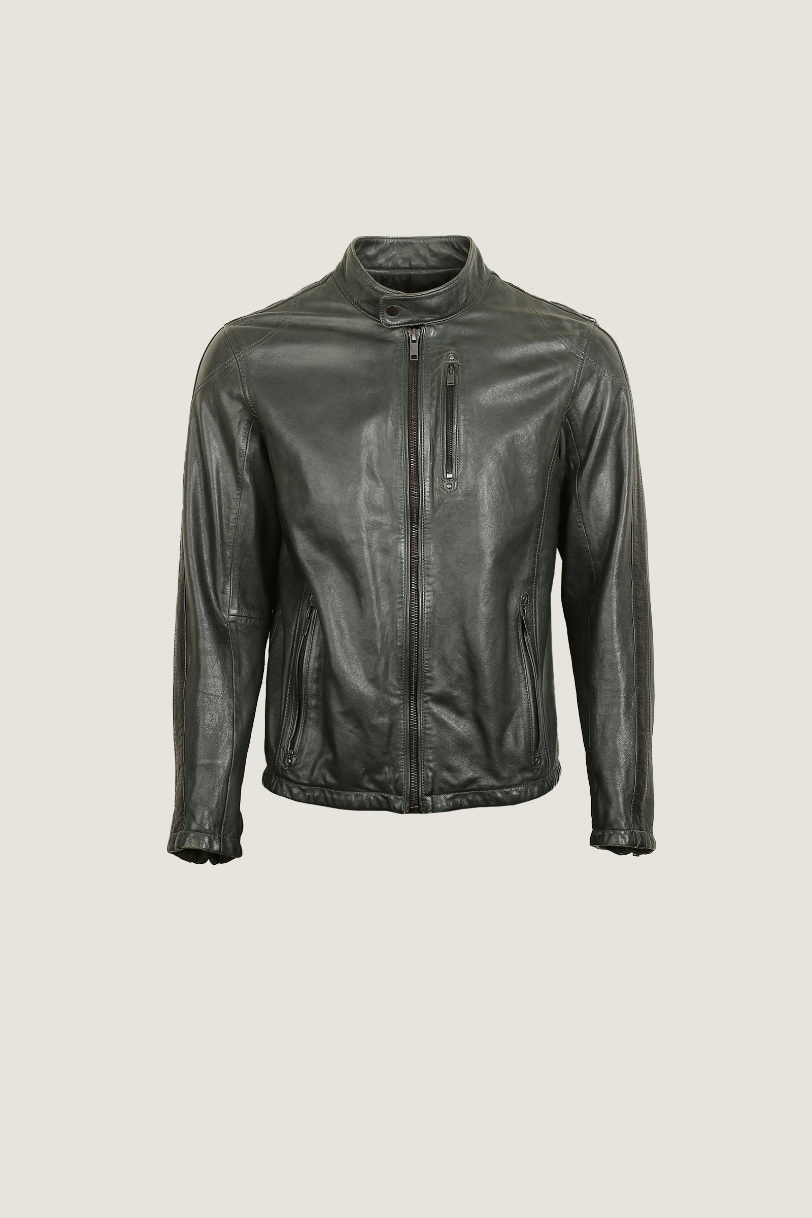 Cafe Racer Leather Jacket | Men