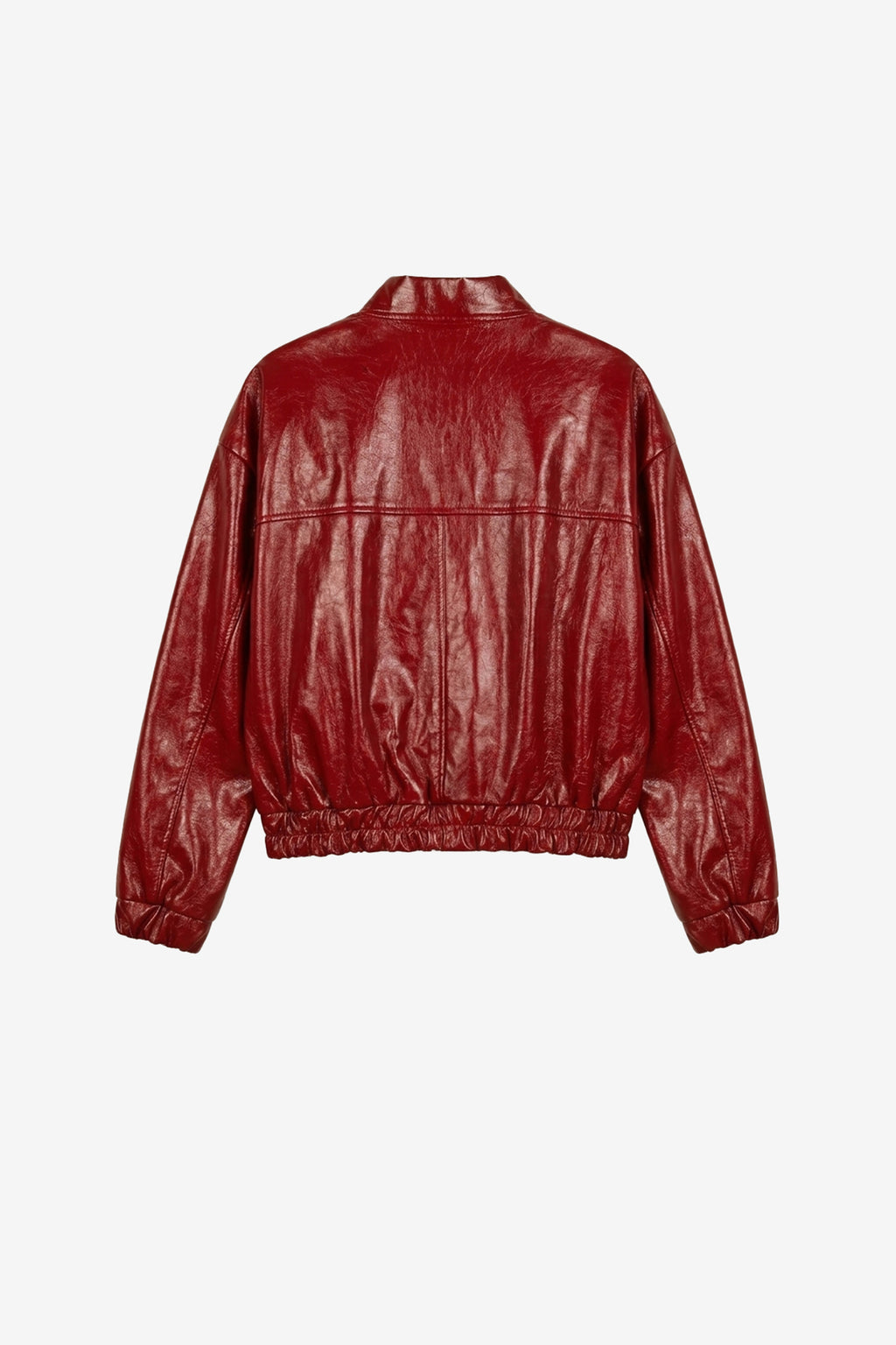 Roselyn Crimson Rib Bomber