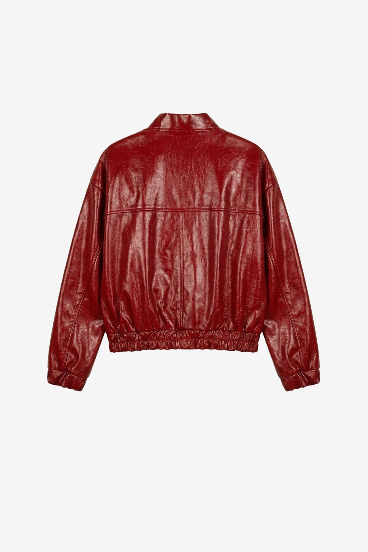 Roselyn Crimson Rib Bomber