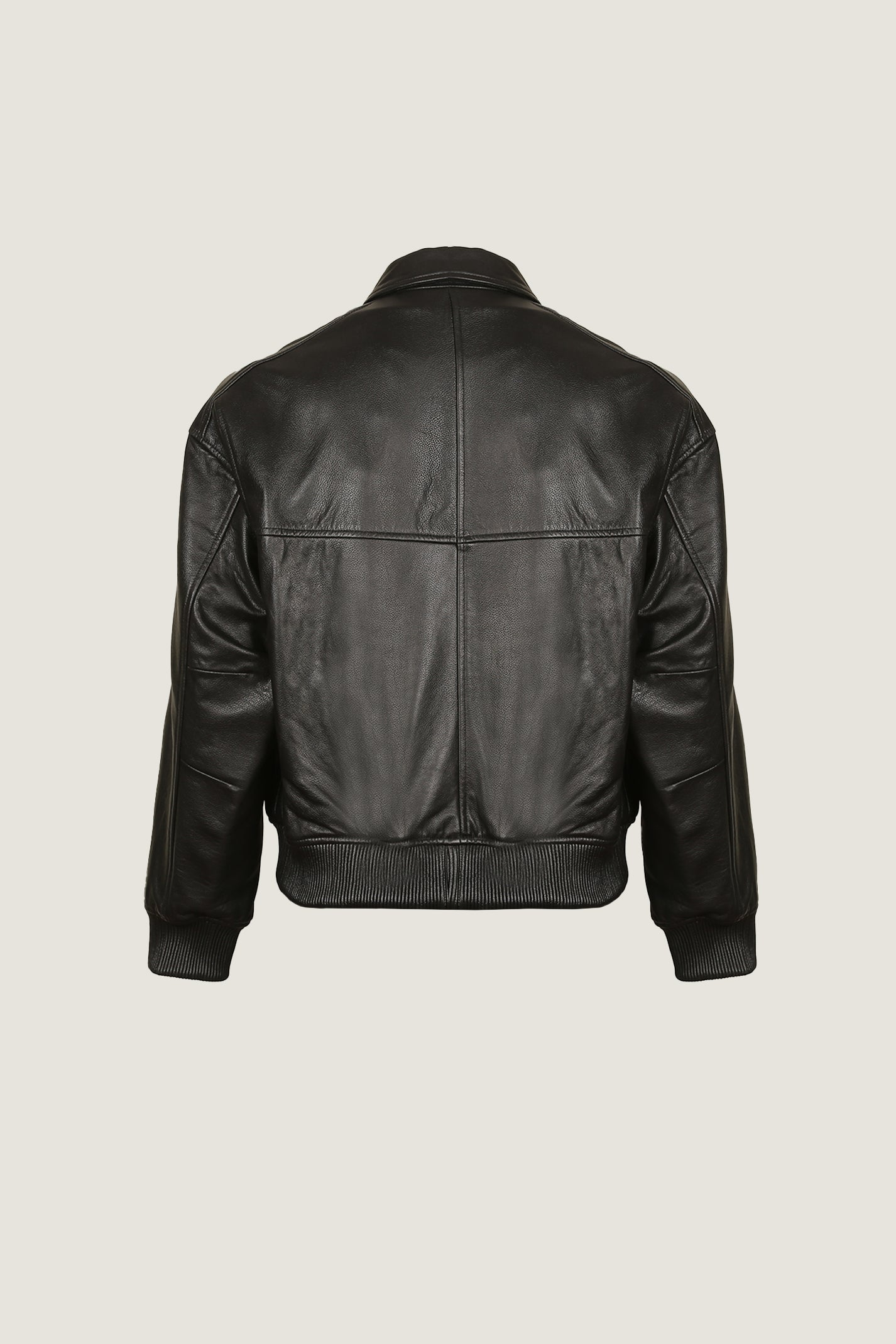 Oversized Pilot Leather Jacket | Men