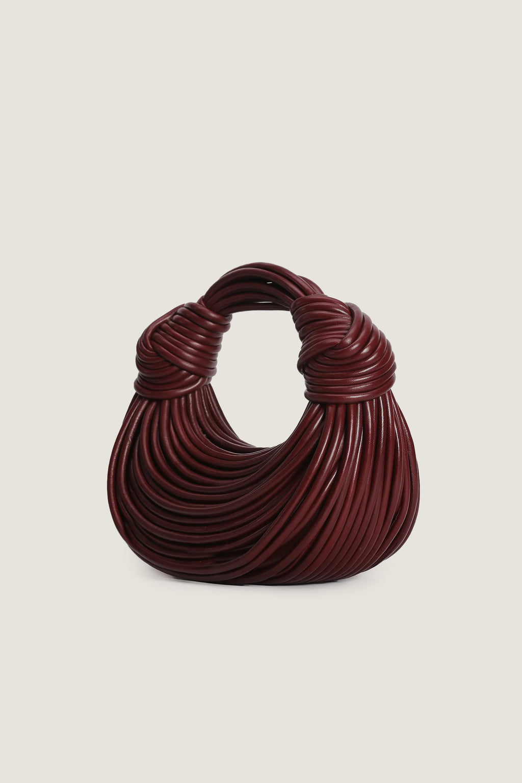 Leather Cord Hand Bag
