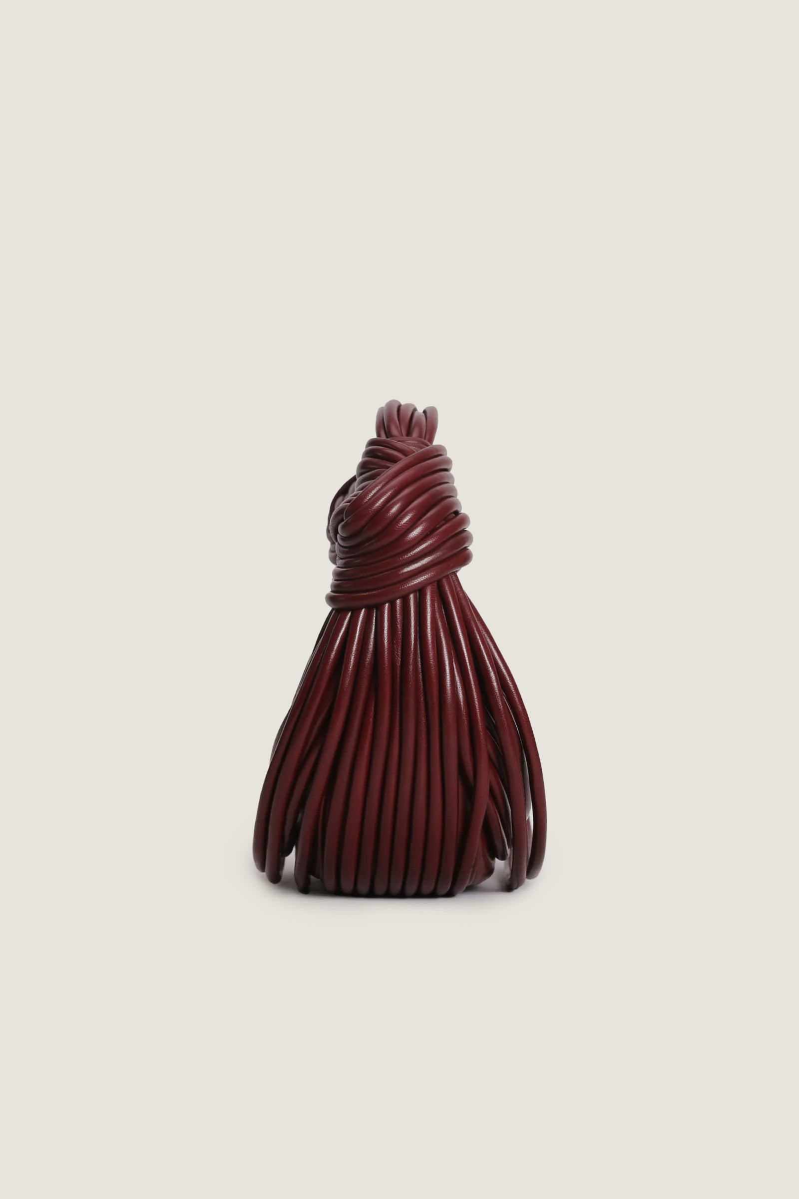 Leather Cord Hand Bag