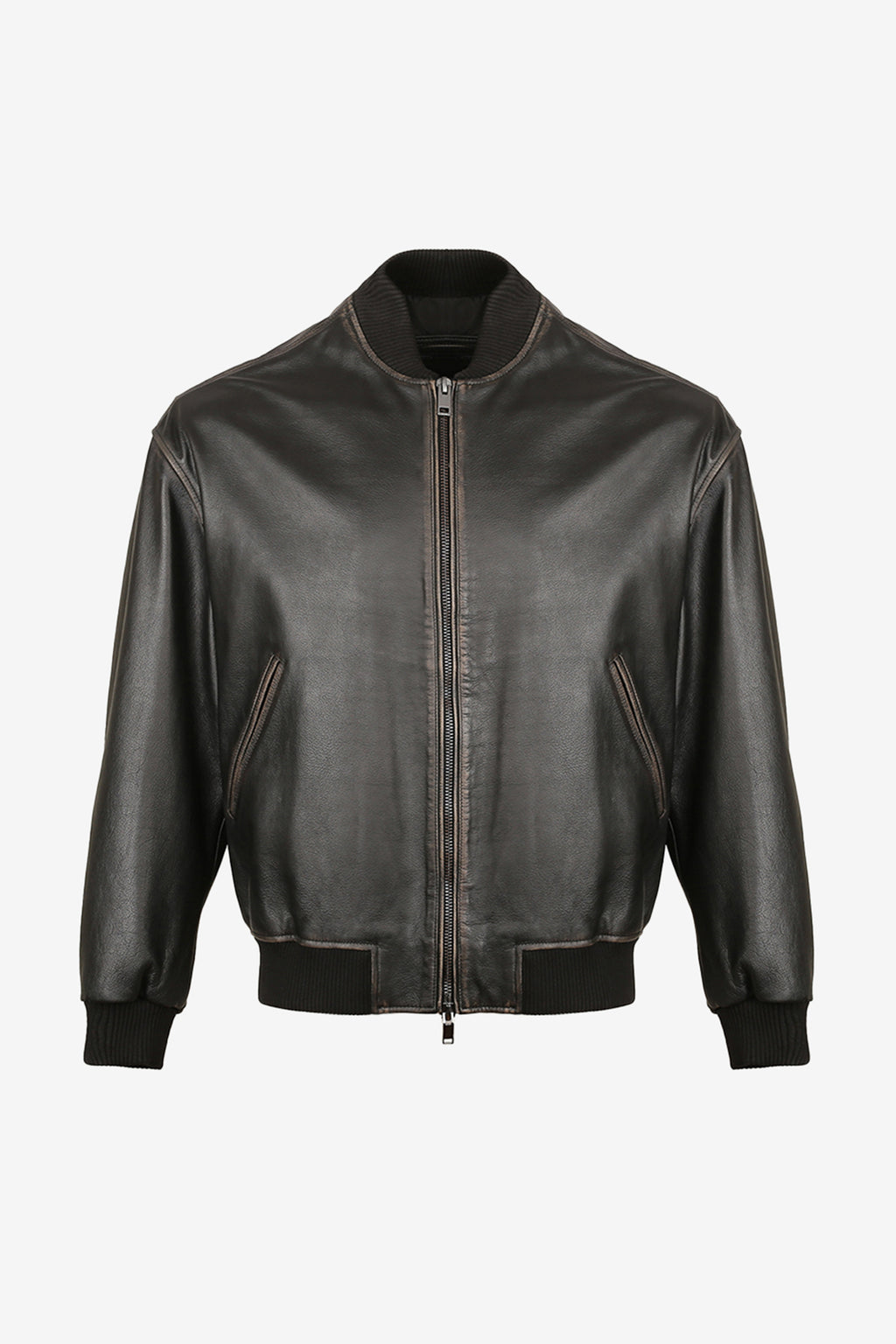 Noirhaven Ribbed Bomber Jacket