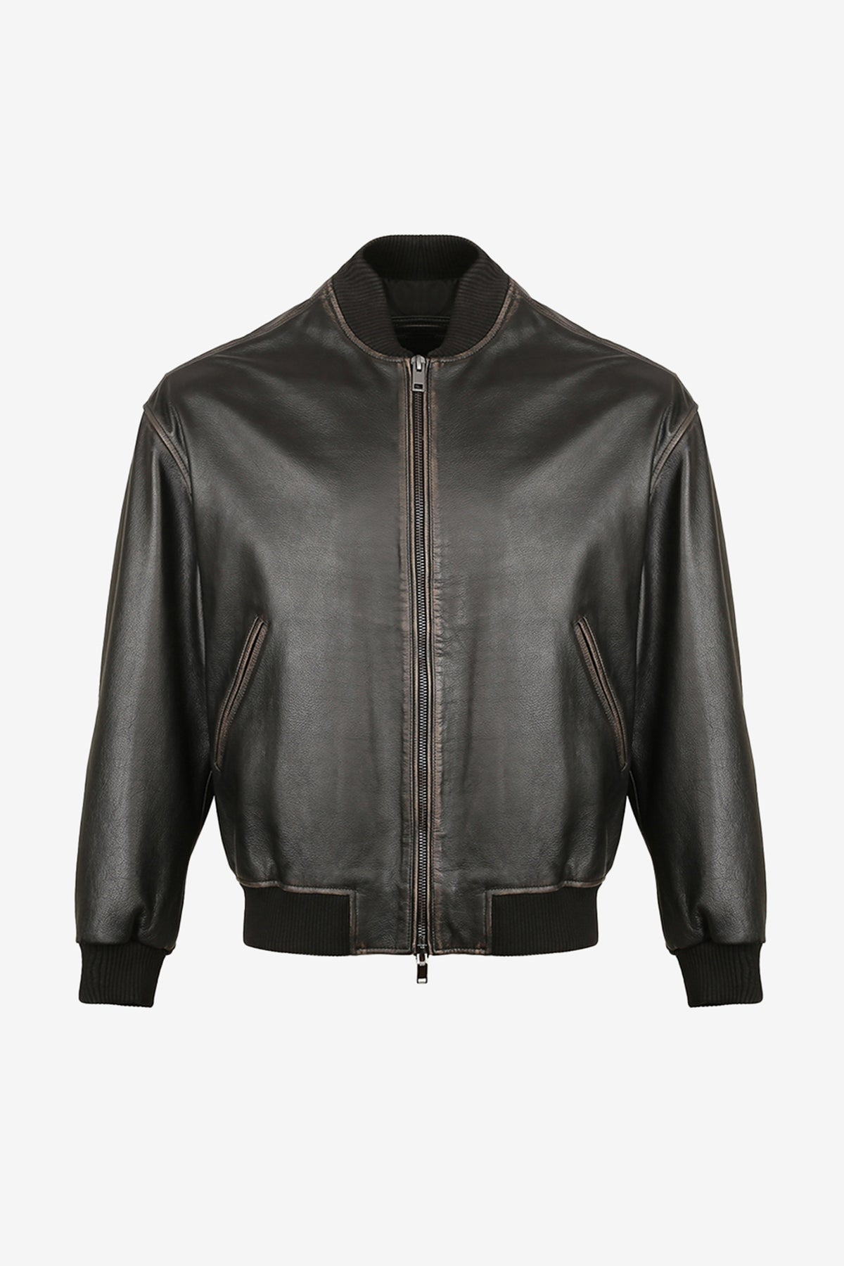 Noirhaven Ribbed Bomber Jacket