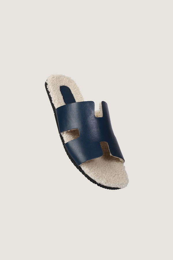 Men's H Style Slipper With Fur